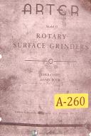 Arter Model B, Rotary Surface Grinder, Opeator's Handbook Manual Year (1941)